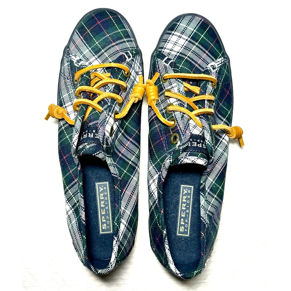Tartan Plaid Sperry Top-Siders - Women’s 7M